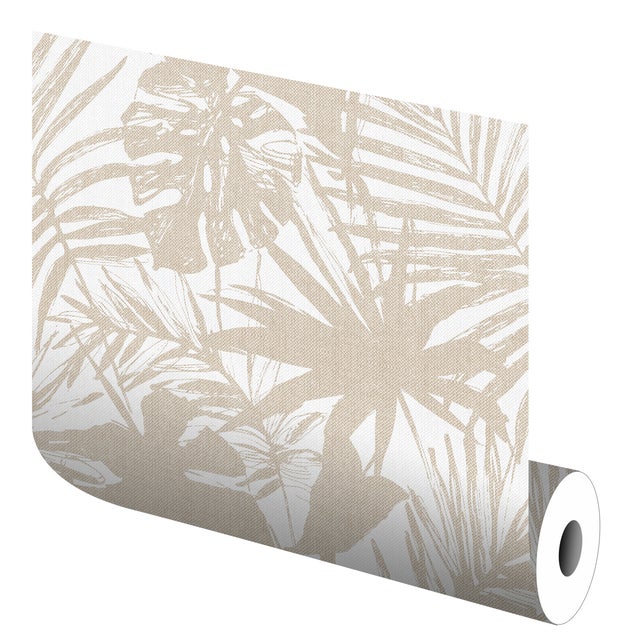 Papier peint vinyle lavable pour murs, salons, cuisines, salles de bains, couloirs et salles à manger -Paraíso sepia 65x300 cm