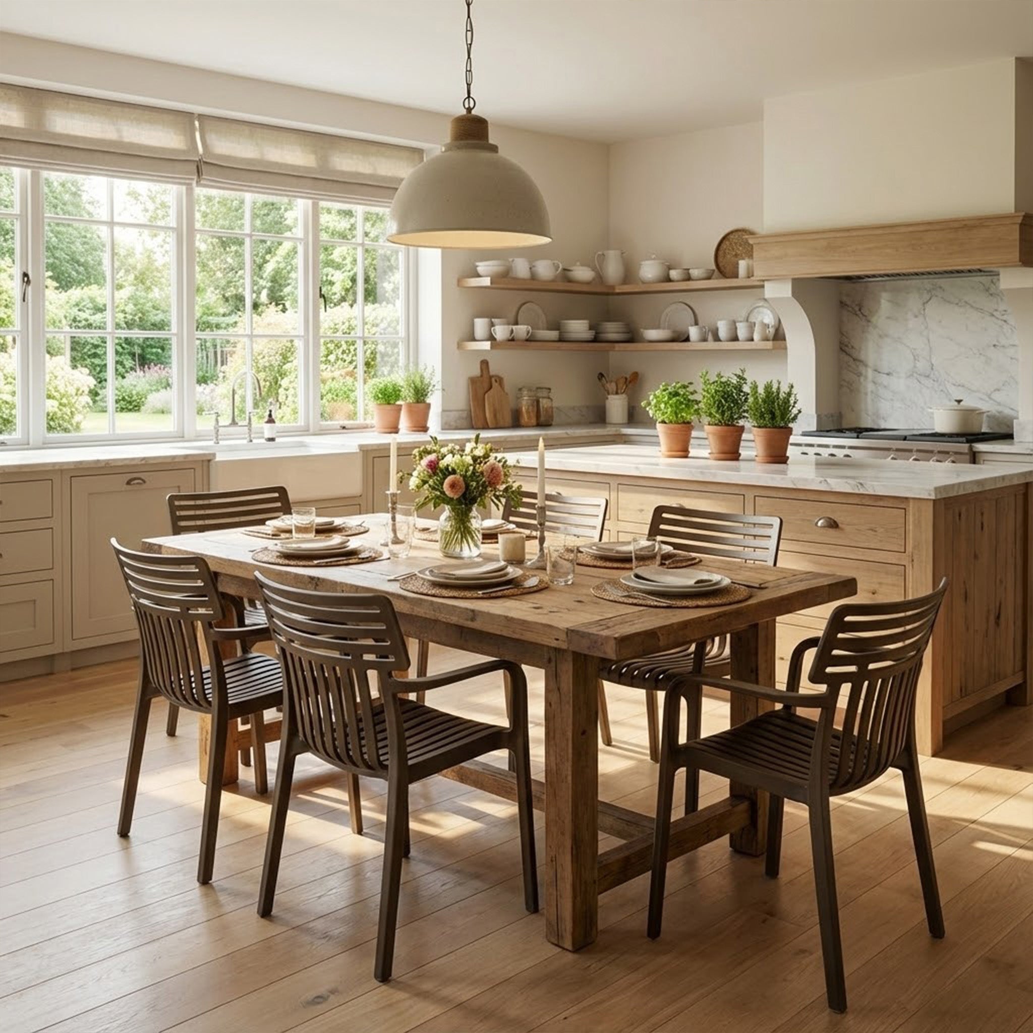 Chaise de jardin Sitwell design, résistante aux intempéries, Anthracite - 2