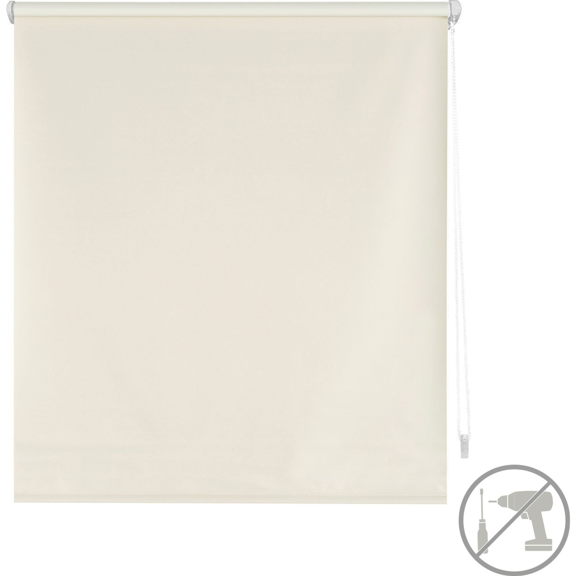 Blindecor | estor enrollable sin herramientas easyfix opaco liso - medidas estor: 42x180 - medida tela estor: 39x175 - estor beige