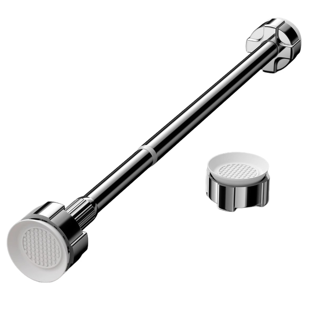 Lot De 2 Petites Tringles De Tension Réglables 40-71 Cm - Barres Rideaux Placard Fenêtre Cuisine Salle De Bain, Blanc QILERR