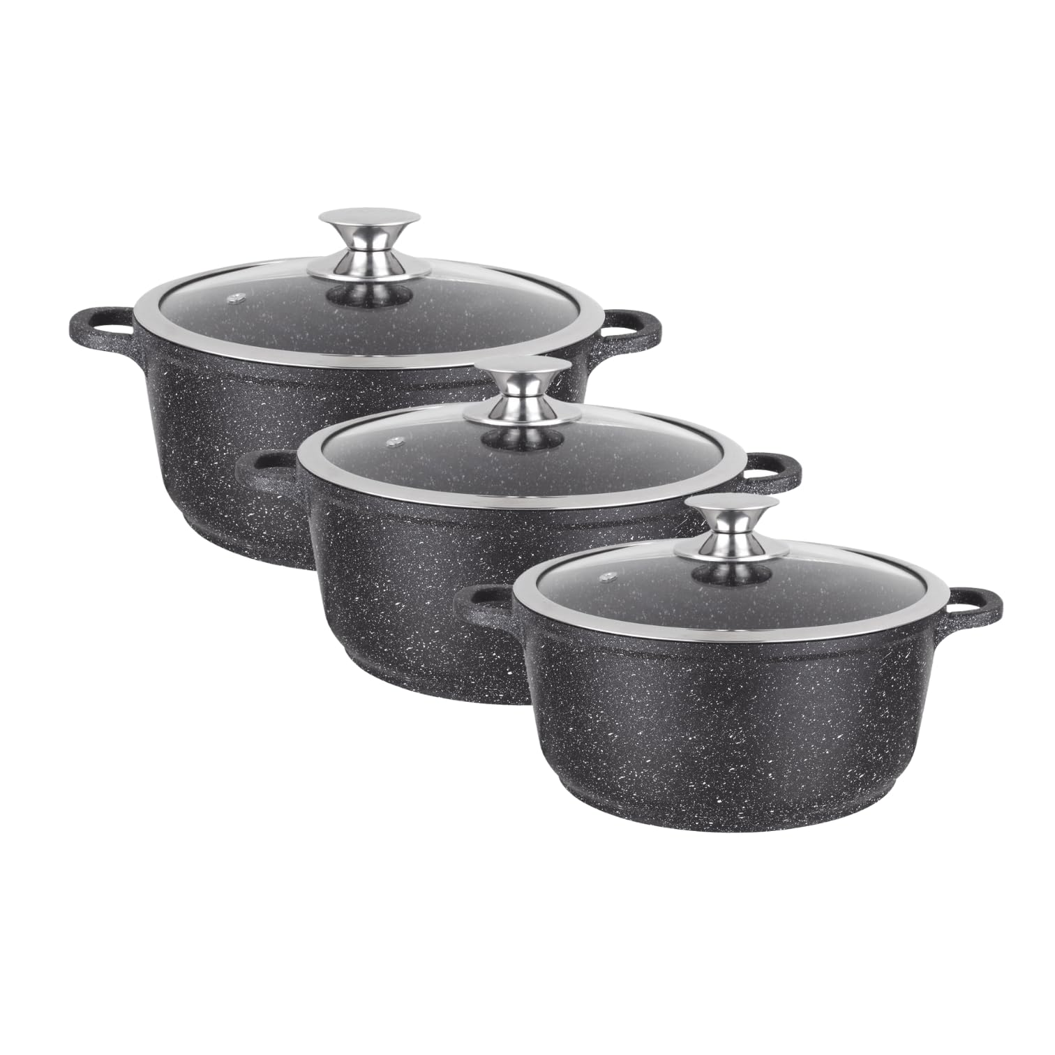 Kamberg Cocotte Ovale Rosso Fiamma 26 Cm - Alluminio Pressofuso, Antiaderente Effetto Pietra, Adatta A Induzione E Forno (220°C)