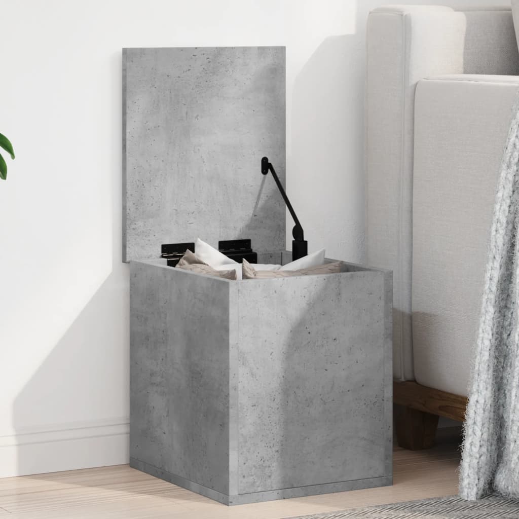 VidaXL Scatola Portaoggetti Pieghevole In Tessuto 50x30x25 Cm – Antracite, Due Scomparti