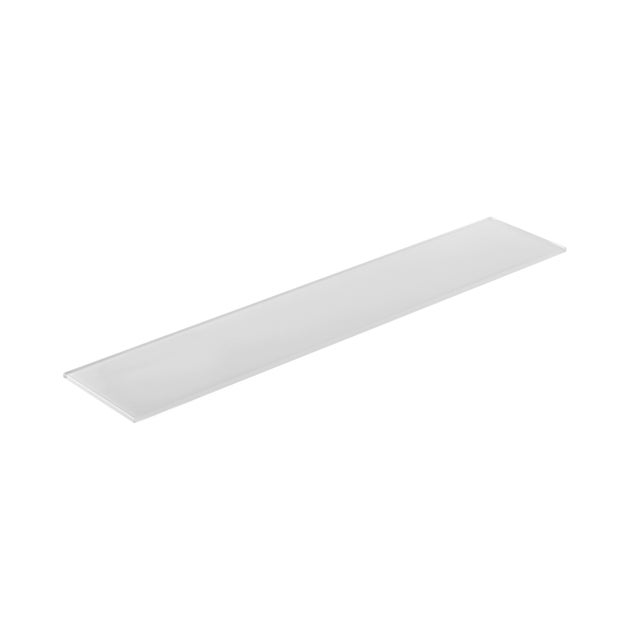 C6012 BLANC 6MM | Style fonctionnel | Fait de cristal | Finition blanche | Dimensions 600*6*120mm | Système de fixation | 1 unité