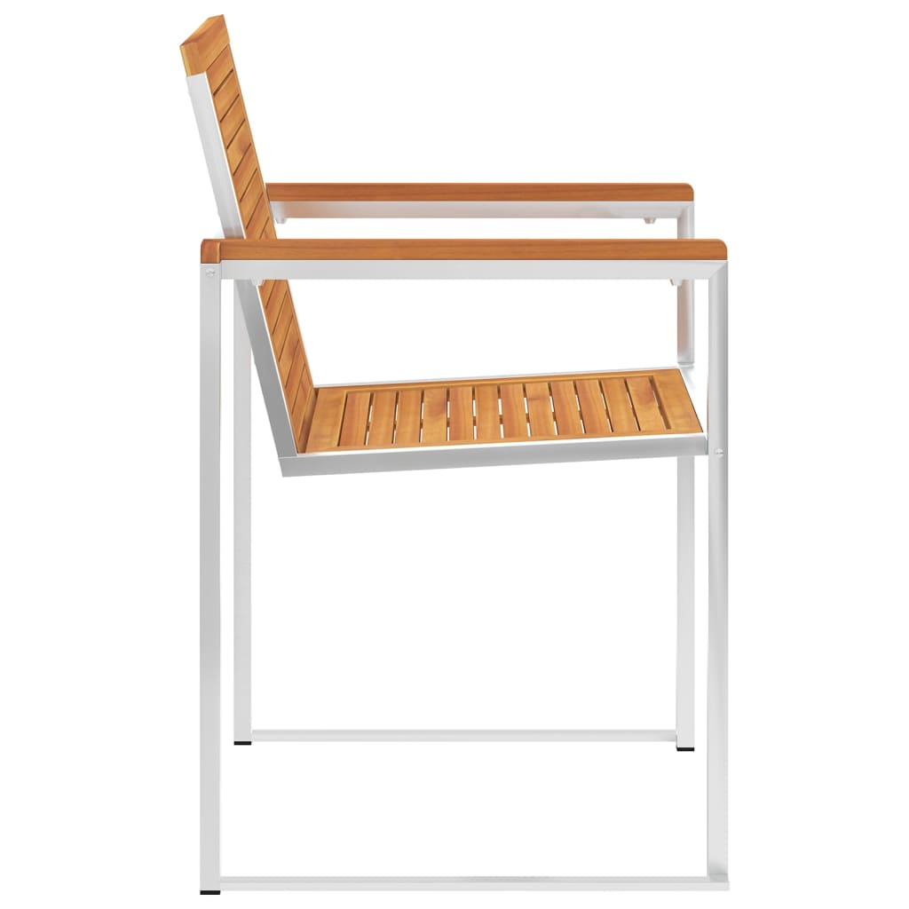 Chaise de jardin avec coussin Maison Exclusive en bois Vert - 6