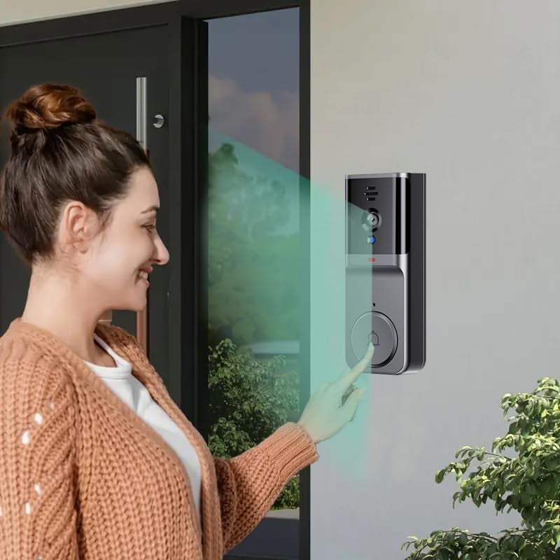 Interphone vidéo sans fil, pas besoin de WiFi, interphone audio bidirectionnel, carte 32G - 9