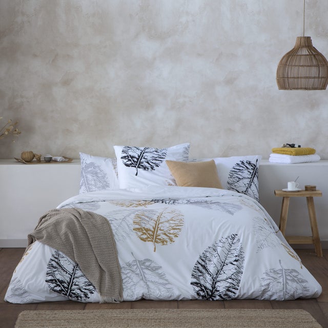 Copripiumino Kari letto 135 cm - 220x220 cm, cotone 200 fili