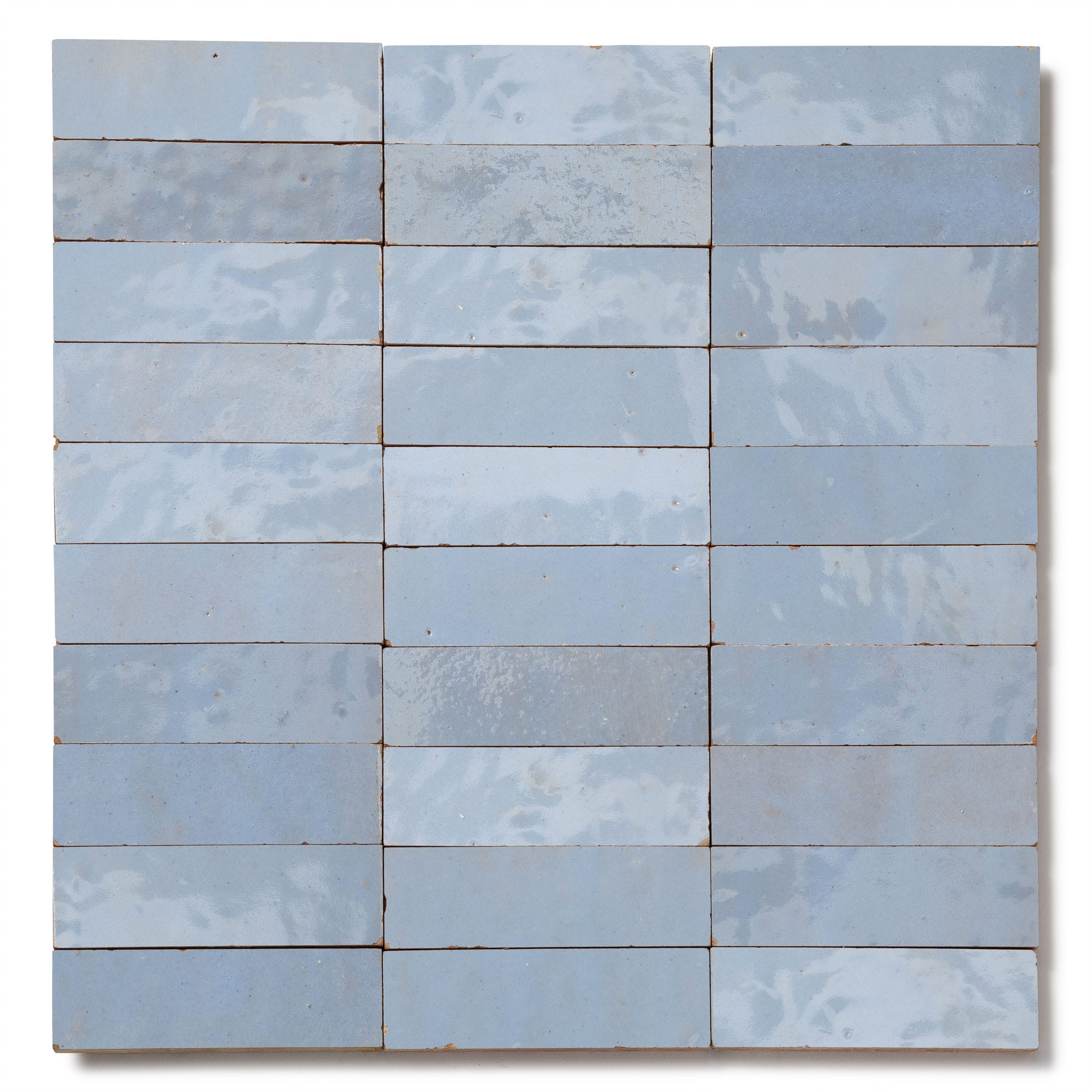 Carrelage Zellige Marocain Bleu Gustavien 3x10 cm (vendu par 1 m²) - RO ...