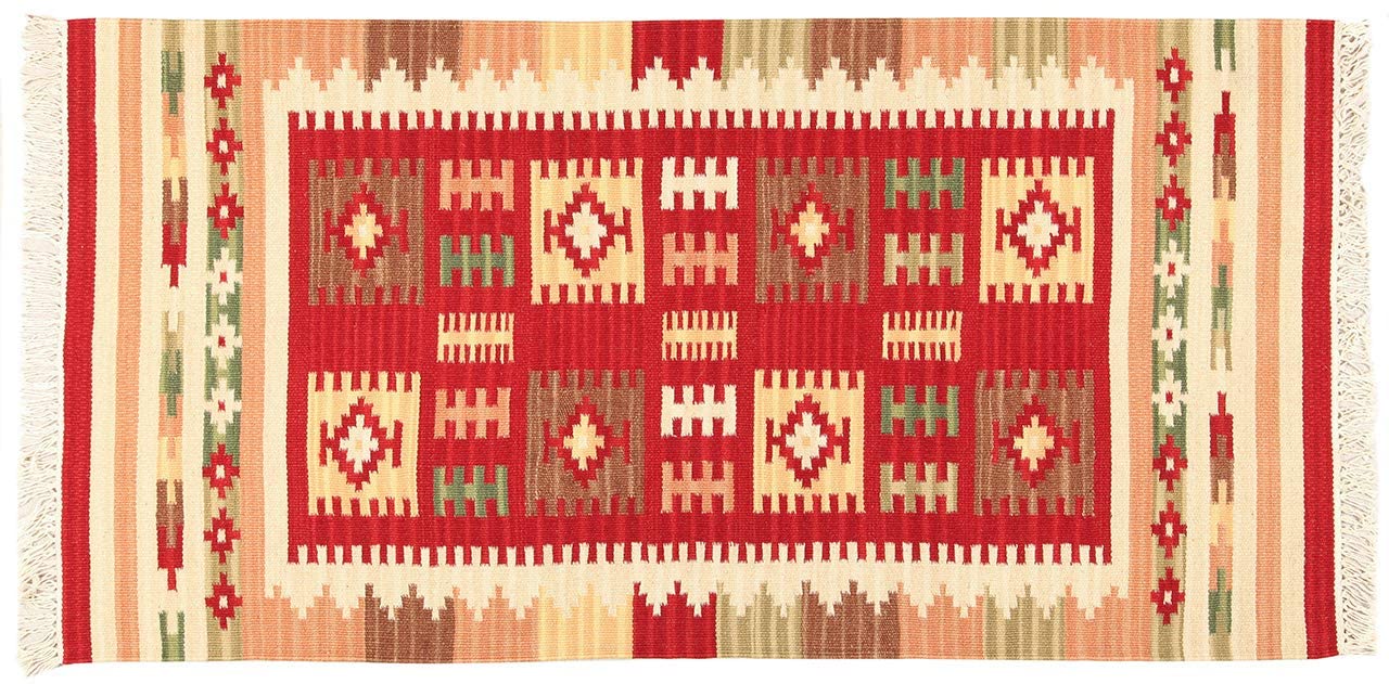 Oryginalny, autentyczny i ręcznie robiony kilim 180x120 cm