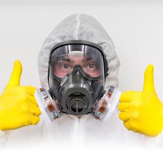 Respirateur de sécurité Respirateur à gaz intégral 6800 anti-poussière Gel de silice bouche-moufle couverture élevée