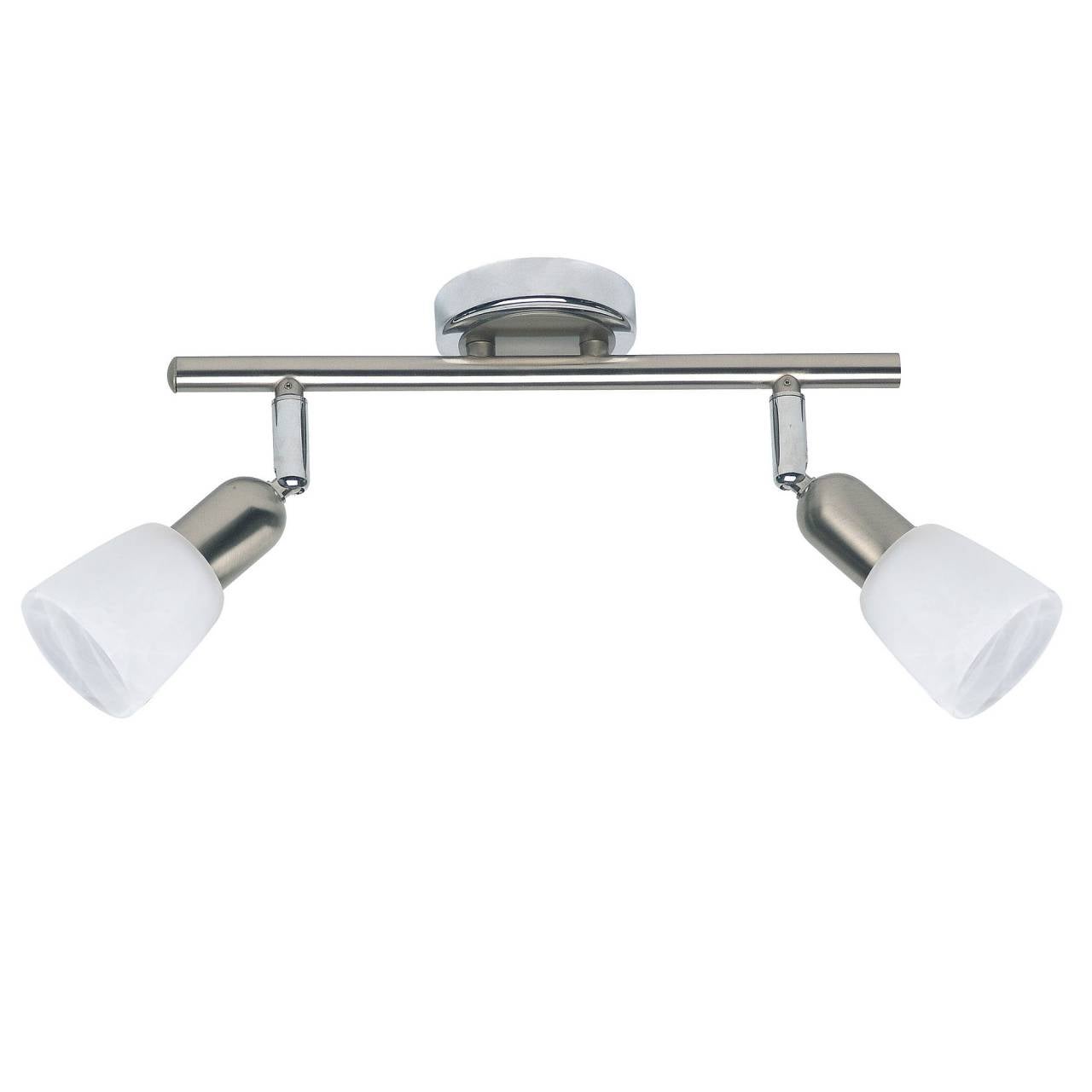 BRILLIANT lampe Sofia spot tube 2 lames fer / chrome / blanc | 2x D45, E14, 40W, nadaje się do lamp wiszących (brak w zestawie)