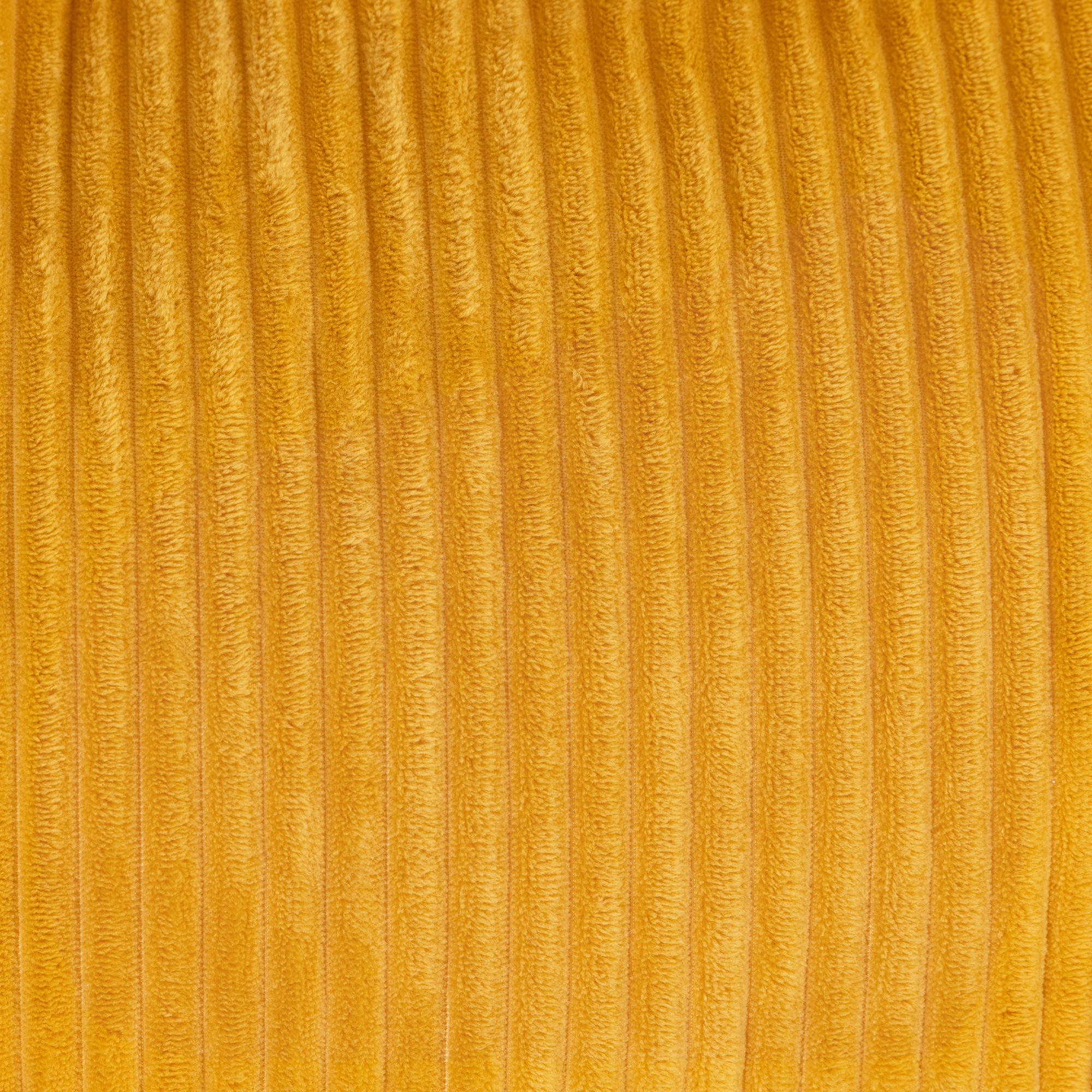 Pouf canapé enfant Icon velours côtelé Oeko-Tex® jaune ocre, chambre, salon, 55x95cm - 7