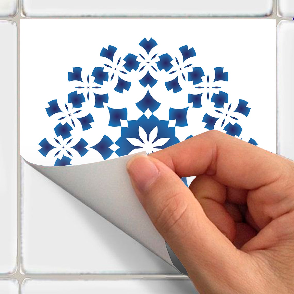 9 adesivi piastrelle boemo Iolani - Sticker adesivo - adesivi murali - 9stickers10x10cm - 3