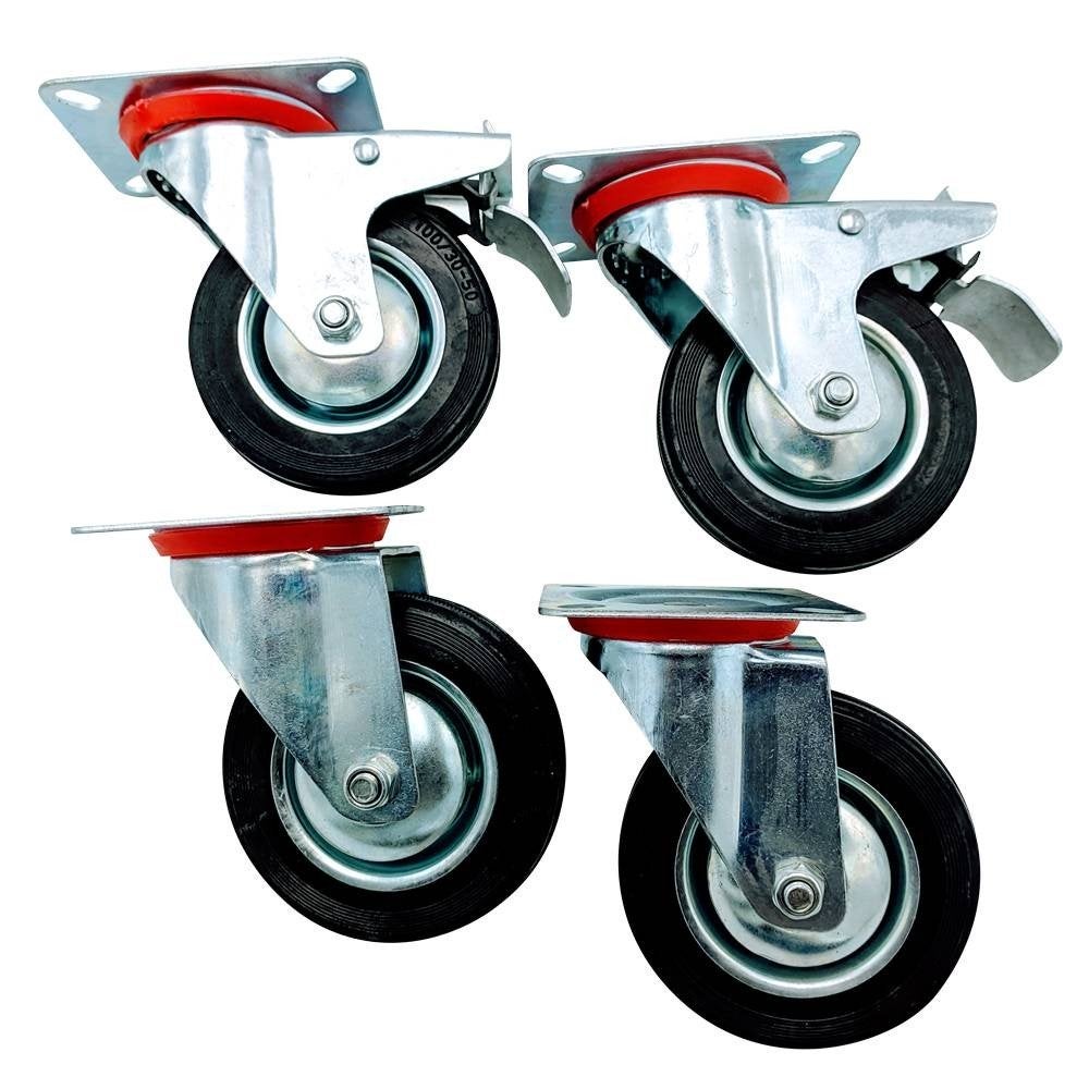 TENTE France : Roulette à Frein 50mm En Polyuréthane Pour Présentoirs Légers, 40kg