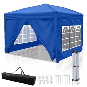 Tenda Parasole Auto Da Campeggio – Riparo Impermeabile In Tessuto Oxford Per SUV, Roulotte E Picnic – 440x200 Cm - 3