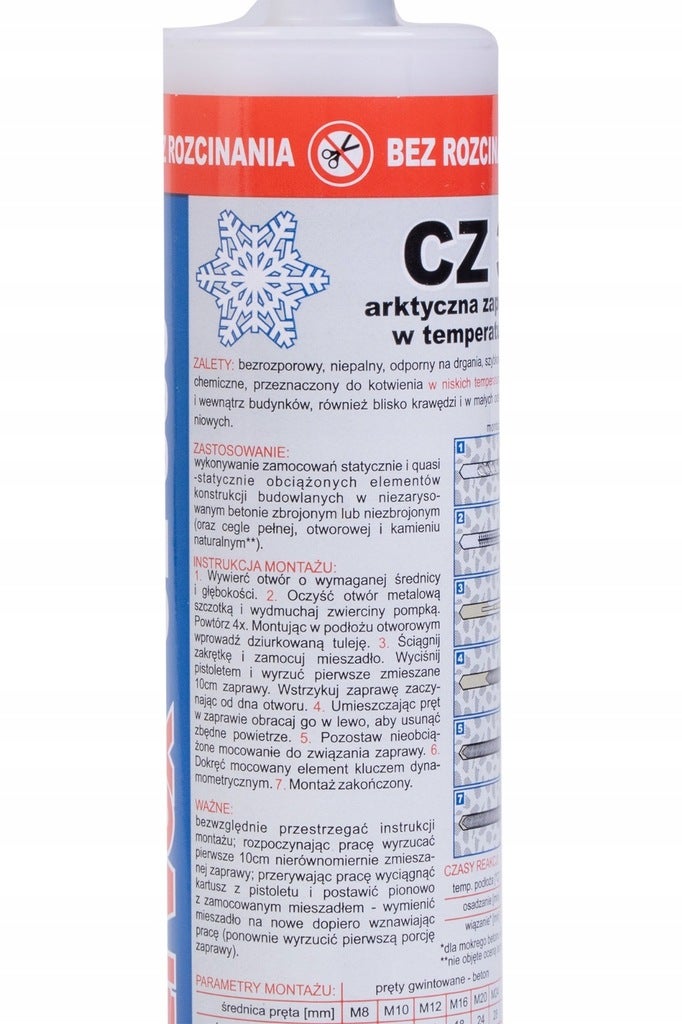 ARVEX KOTWA CHEMICZNA ZIMOWA CZ 300 BEZ STYRENU 300ML ARCTIC CPS DO -20° C - 4