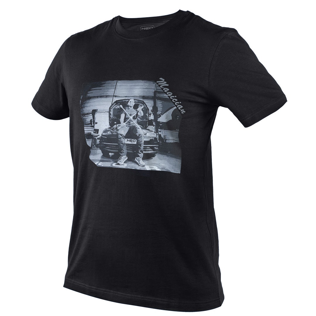 Tricou printat, mecanic, marime XXL 81-682-XXL