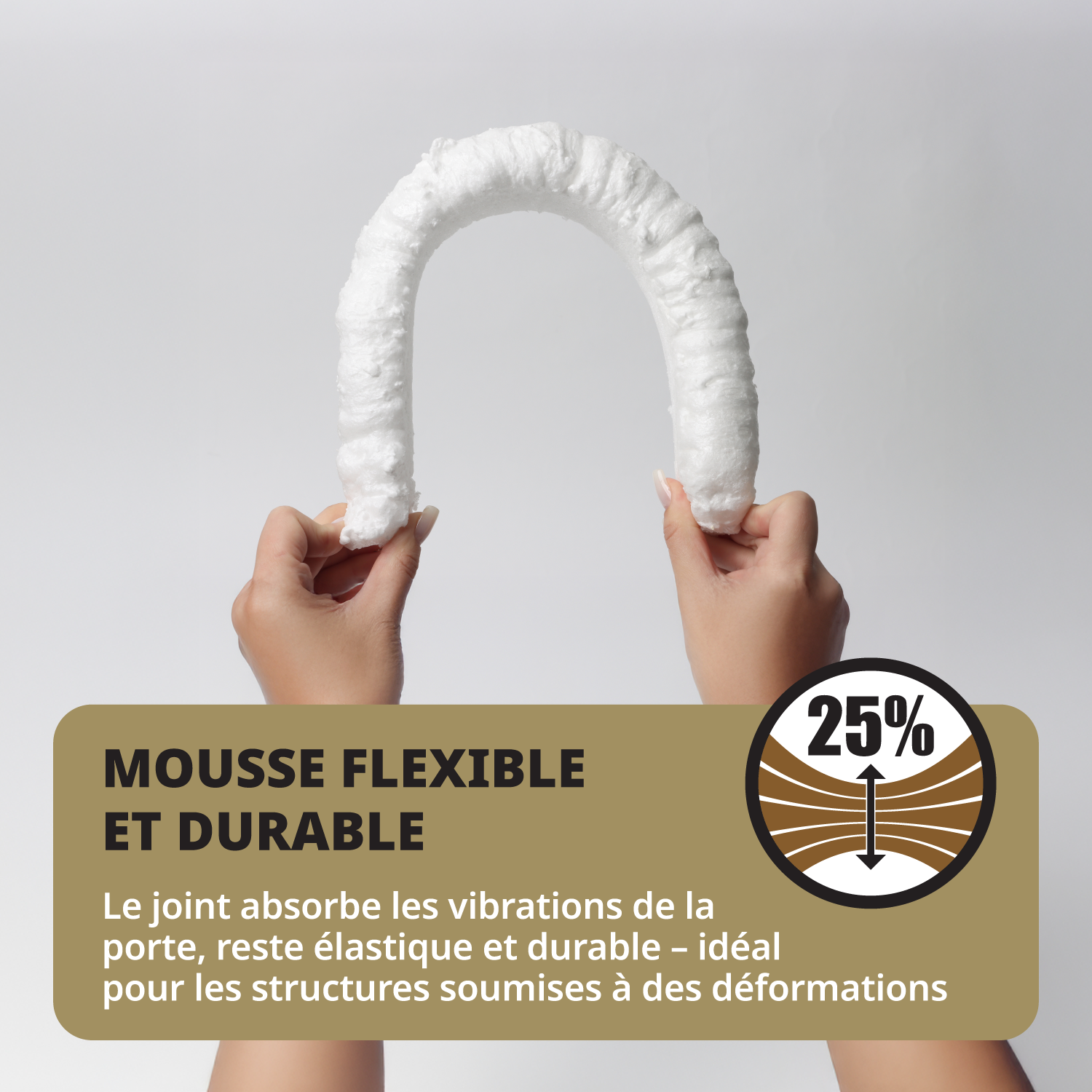 Mousse polyuréthane élastique FOME FLEX 7 Doors & Windows – montage portes & fenêtres, isolation & étanchéité – 750 m - 6