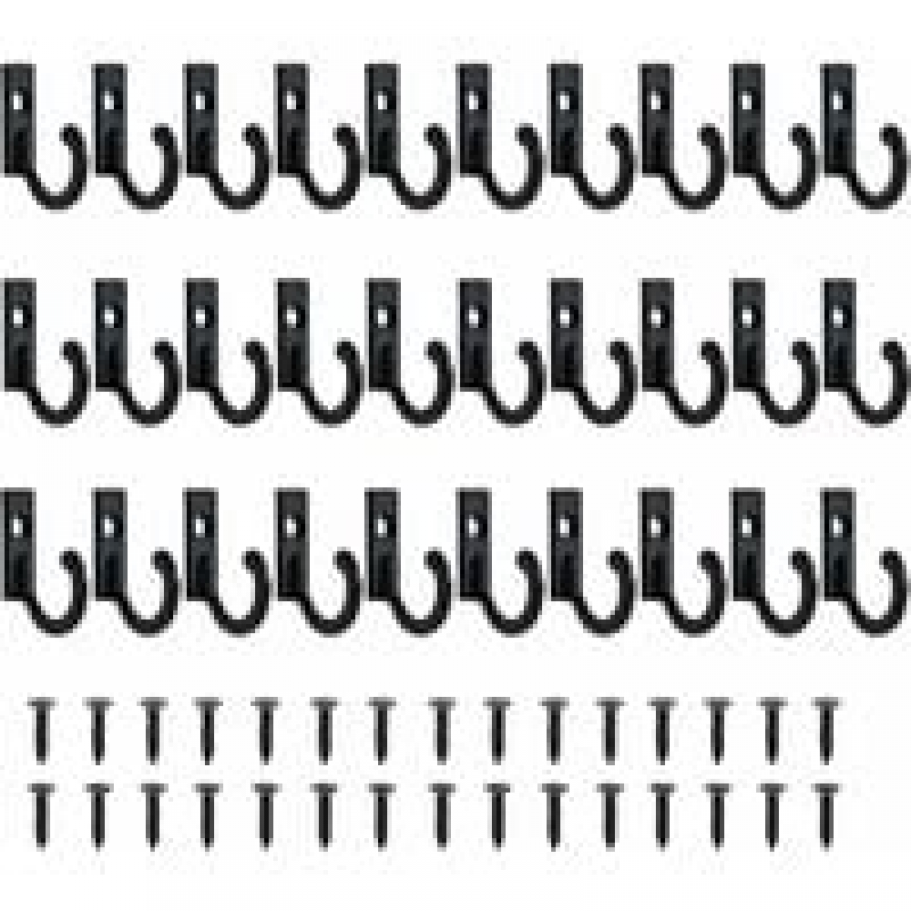 Zestaw 30 małych, zabytkowych wieszaków ściennych na klucze, wieszaki na biżuterię, wieszaki na klucze do ubrań, wieszak na ubrania ze śrubami