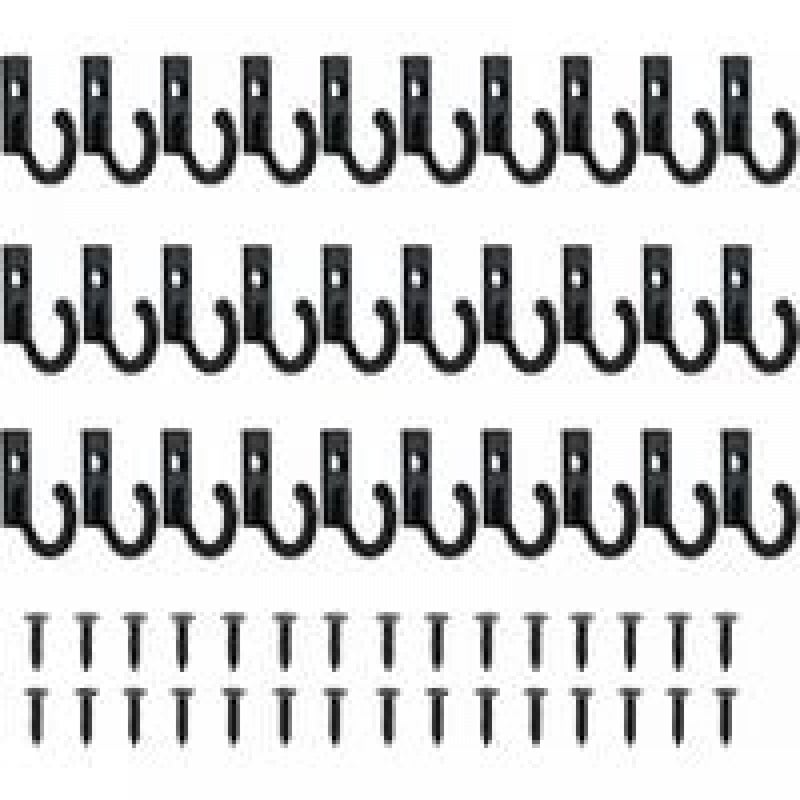 Zestaw 30 małych, zabytkowych wieszaków ściennych na klucze, wieszaki na biżuterię, wieszaki na klucze do ubrań, wieszak na ubrania ze śrubami