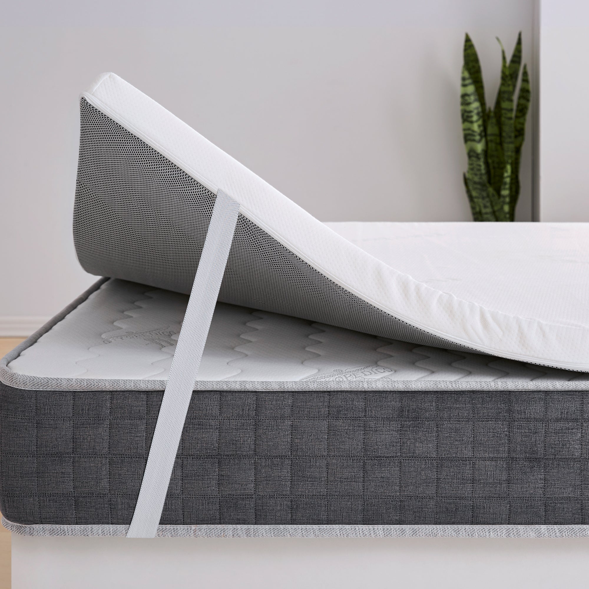 Sobrecolchon 140x200 Topper Viscoelastico MONCEL Firmeza Media