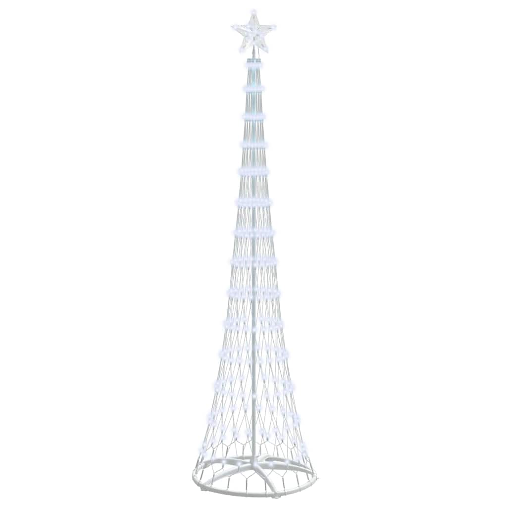 Choinka świąteczna LED Chłodna biel 70 x 70 x 250 cm Metal
