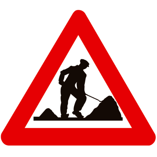 Panneau signalisation de danger A31 70cm Bordé Repamine