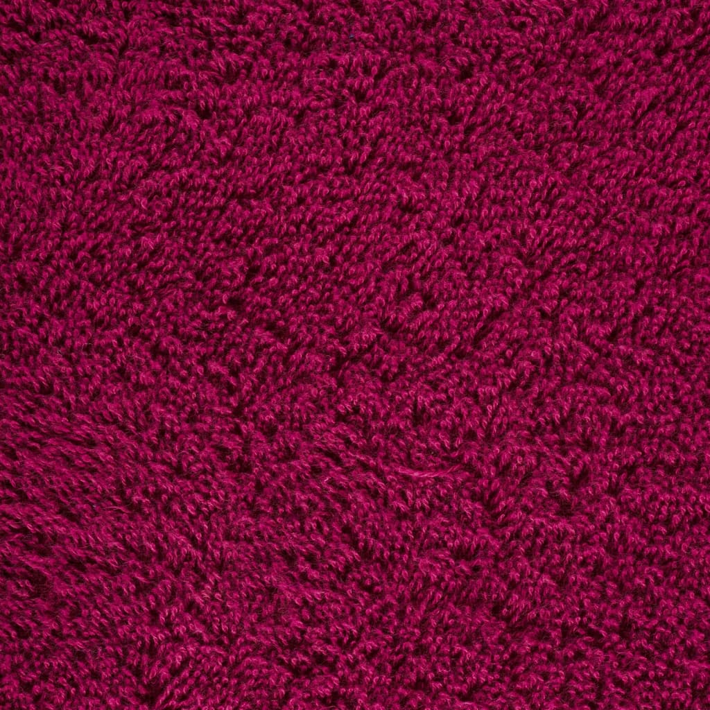 Asciugamani Premium SOLUND 2 pz Bordeaux 50x100 cm 600gsm vidaXL - 5