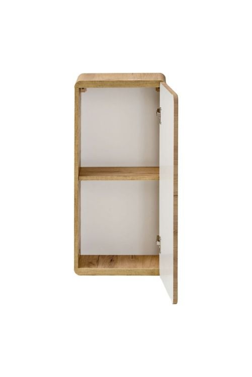 Mobilier rangement suspendu 1 porte couleur chêne - Baltik - 2