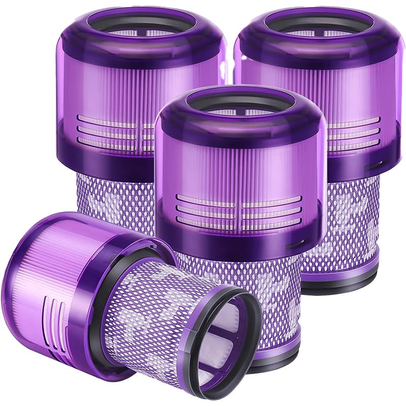 Filtri Dyson V12, Filtri per aspirapolvere Dyson, Accessori Dyson V12 Detect Slim, V12 Slim, Confezione da 4 | Leroy Merlin Filtri Dyson V12, Filtri per aspirapolvere Dyson, Accessori Dyson V12 Detect Slim, V12 Slim, Confezione da 4 | Leroy Merlin