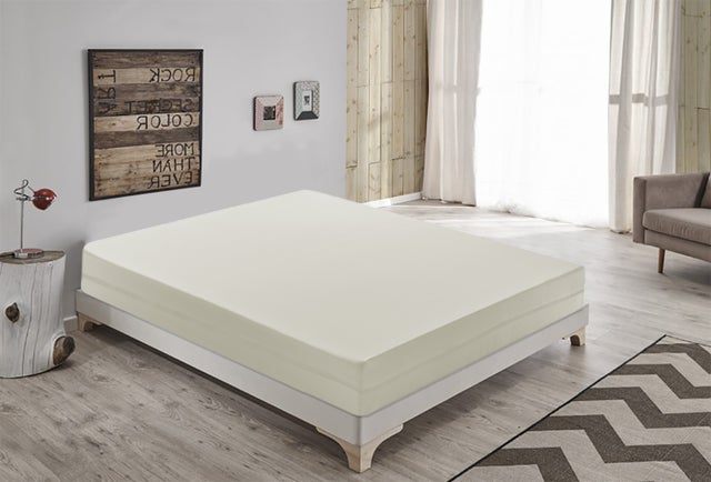 MaterassieDoghe - Materasso 90x200 in waterfoam, alto 14 cm, alta densità, rivestimento sfoderabile