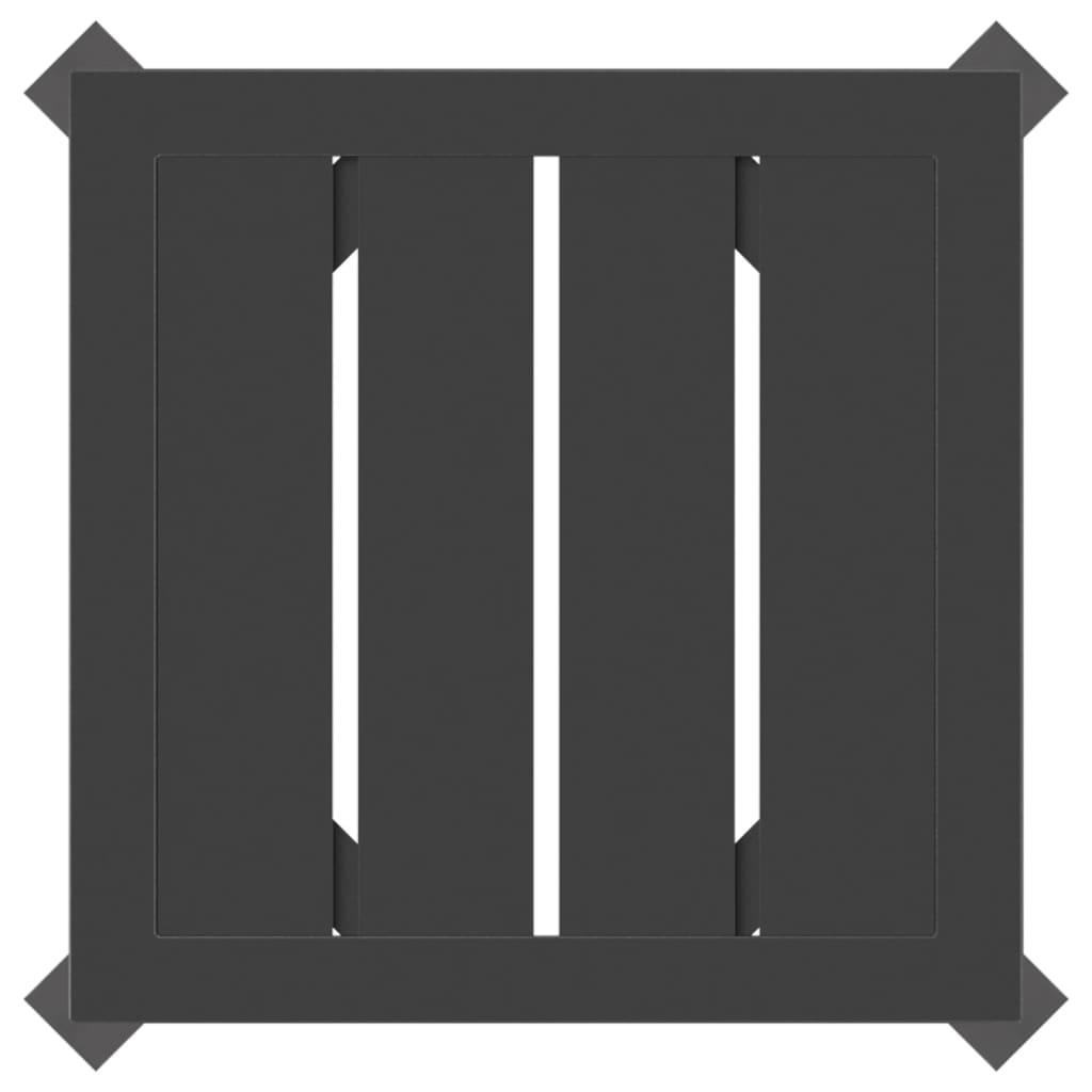 Tavolo da giardino senza tempo 34 x 34 x 38 cm acciaio antracite 02_0018687 - 4