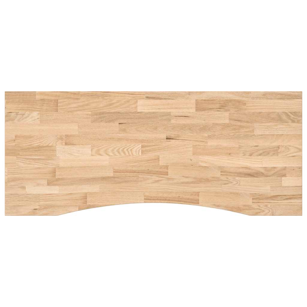 Dessus de bureau non traité, rectangulaire, en bois massif de chêne - 2