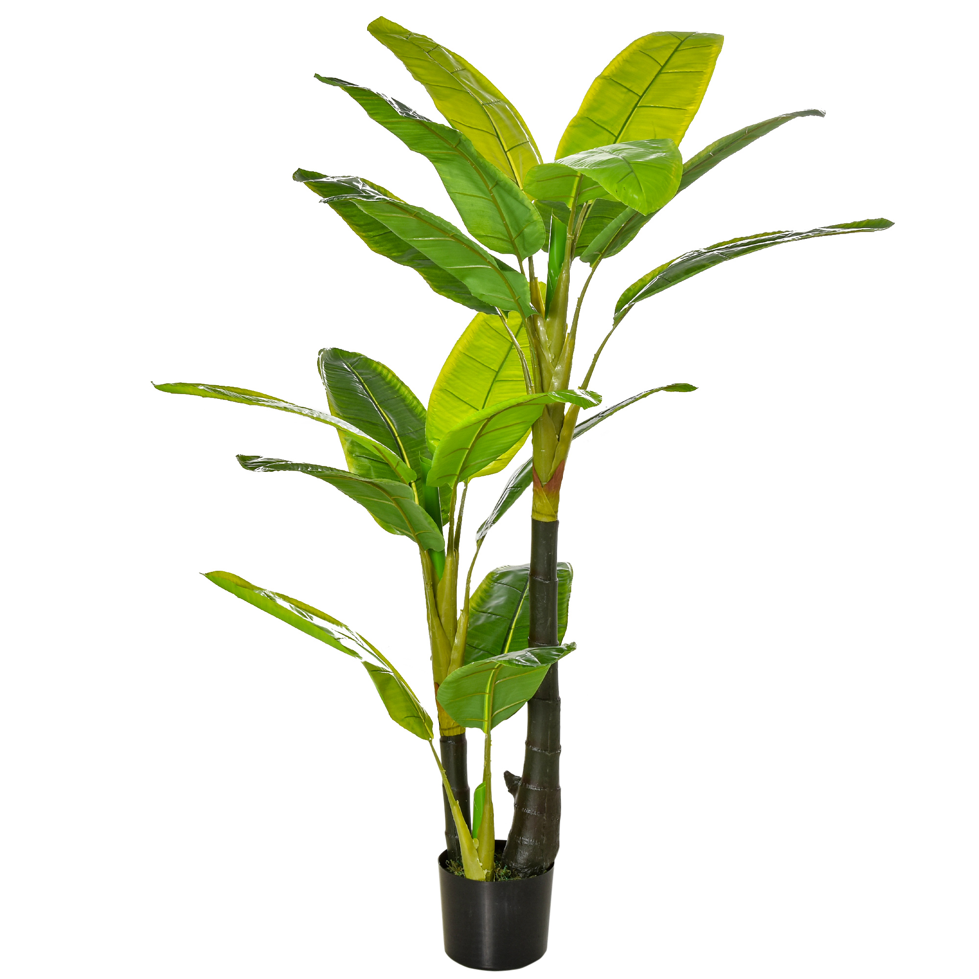Plantes artificielles de 150 cm, plantes artificielles en pot, bananier artificiel, plante artificielle, arbre artificiel, plante d'intérieur - 2