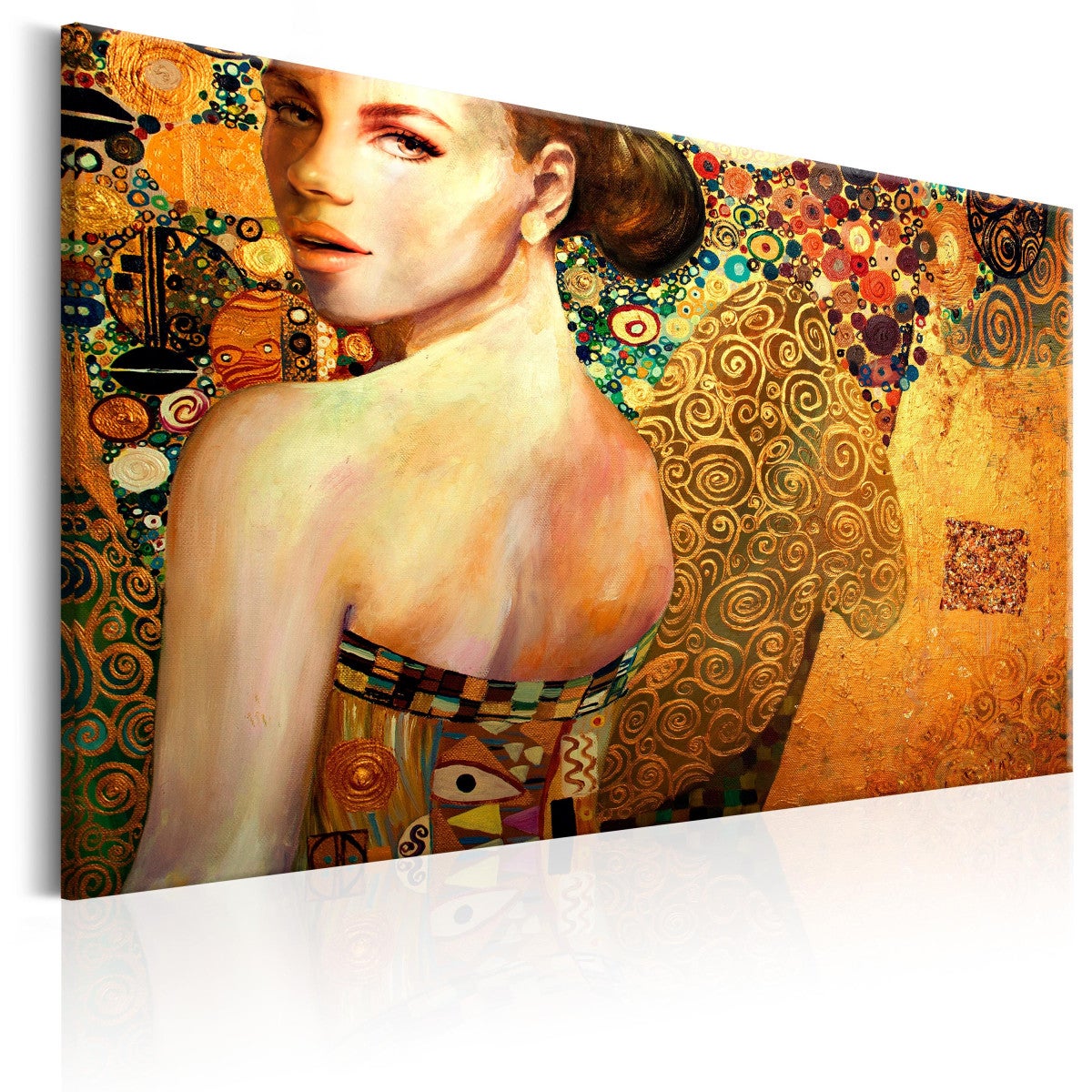 Impression Sur Toile 120x80cm Tableaux Image Photo Femme