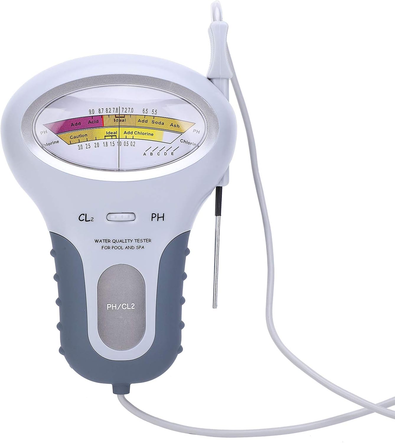 Tester jakości wody PH z sondą do basenu lub spa domowego