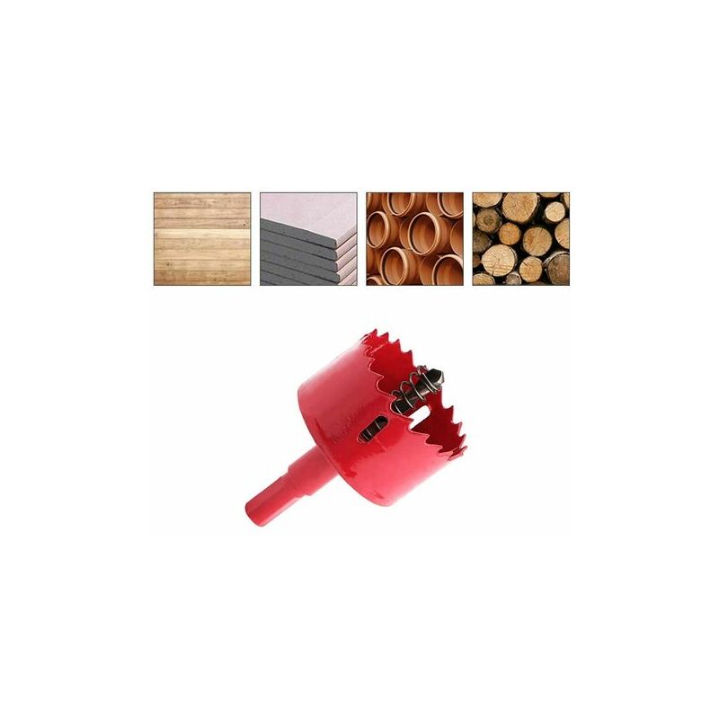 Jeu de forets de scie cloche de 80 mm, scies cloches robustes M42 HSS pour le bois, l'aluminium, le fer, la tôle, les tuyaux en plastique - 3