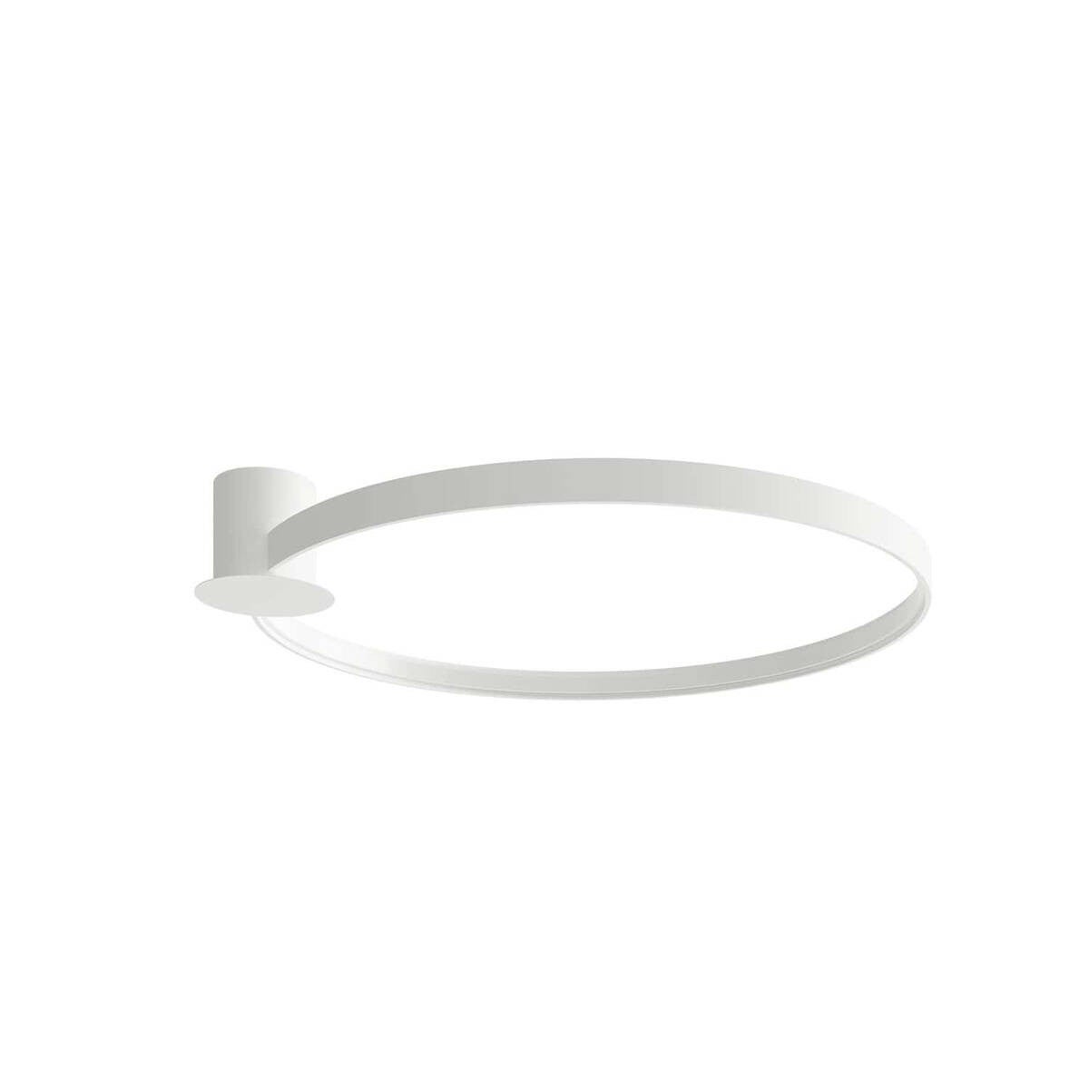Plafon Rio okrągły biały LED 31W 3000K 4099lm wym: 12,5 x 84 cm IP20 aluminium Thoro Lighting
