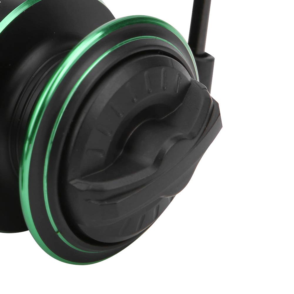 Mulinello da pesca a doppia bobina Ruota da tiro lunga con bilanciere ad alta resistenza in metallo (HK1000) - 3