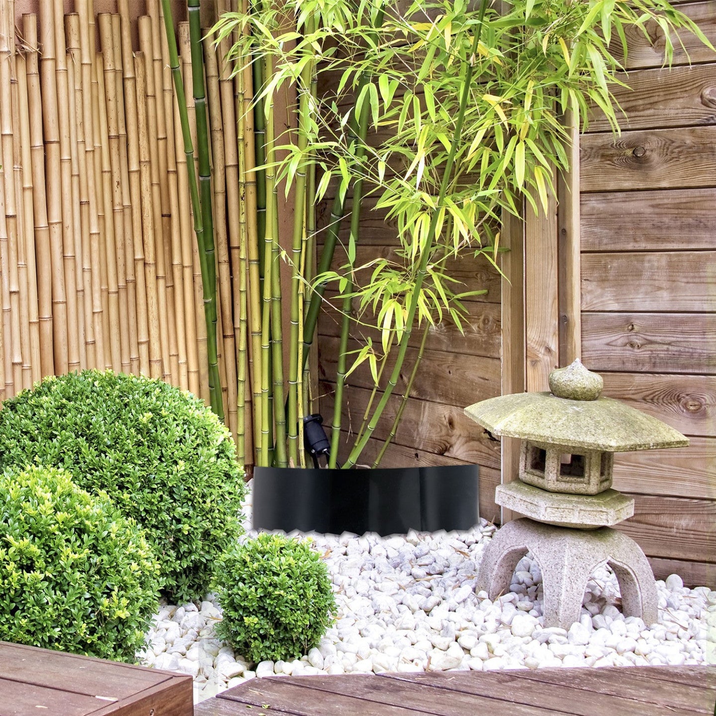 Barrière anti-racines bambou 5m 800gr anti-rhizomes H.60 cm - 5