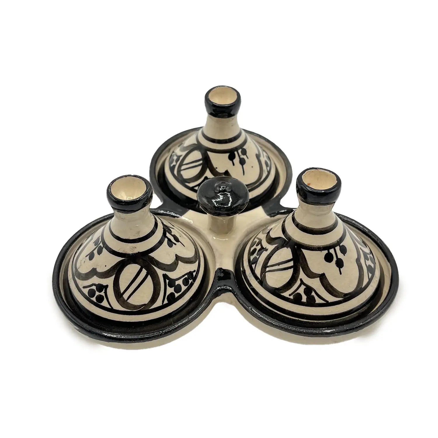 BARATTOLINI ERMETICI PORTA SPEZIE IN CERAMICA CON CUORI-IDEA REGALO