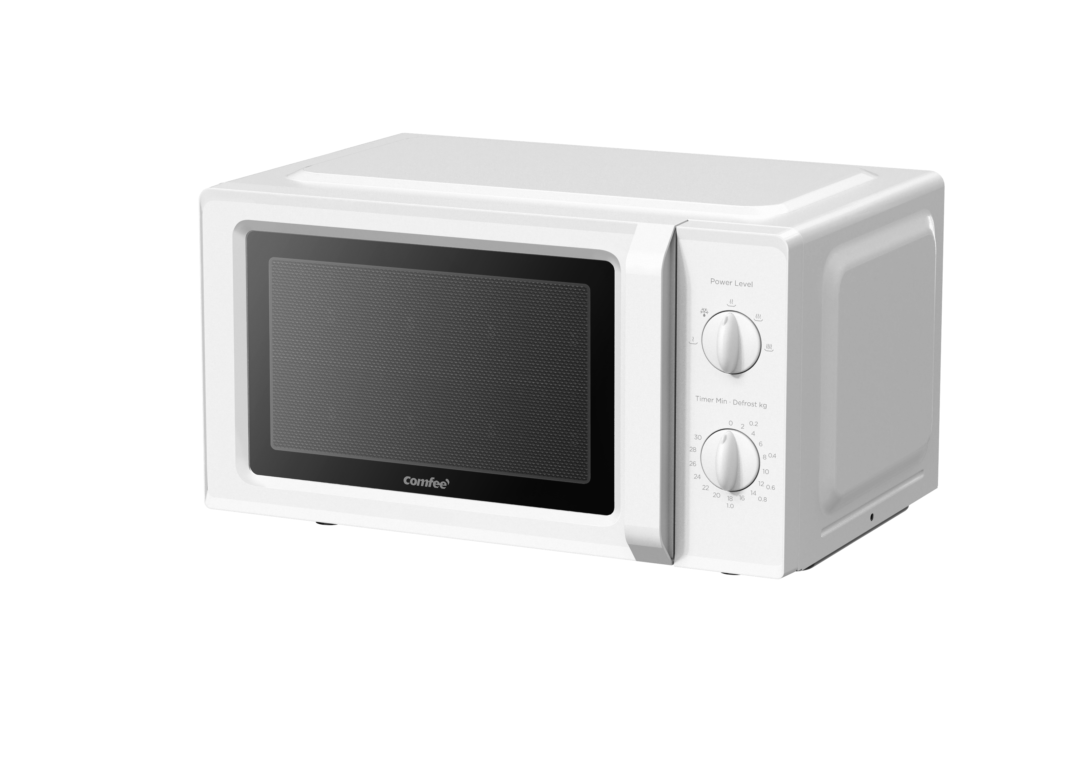 Micro-ondes pose libre - COMFEE CMO-MP012OC(WH) - Inverter - 6,2kg - H42,2 x L32,9 x P23,8 cm - 700W - 19L - Blanc - 2