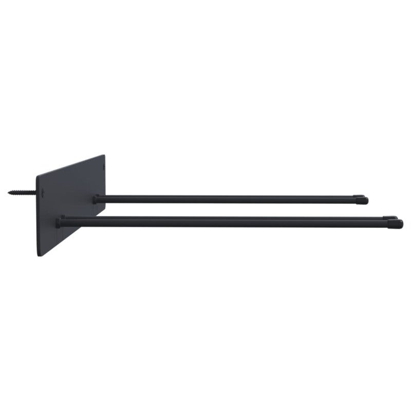 Suporte de parede p/ arrumação ferramentas de jardim aço preto vidaXL - 6