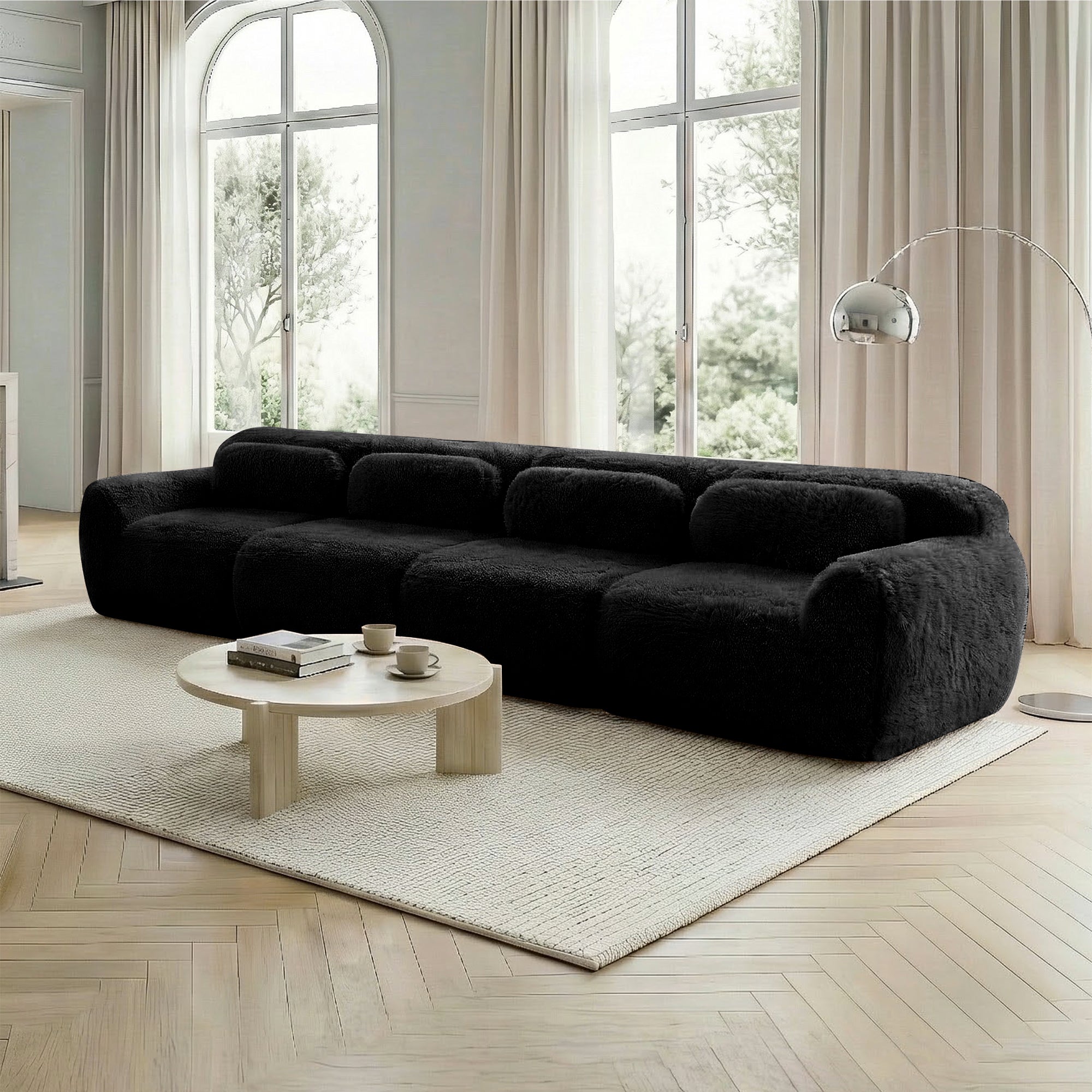 Vidaxl canapé chesterfield avec traversins 3 places jaune velours