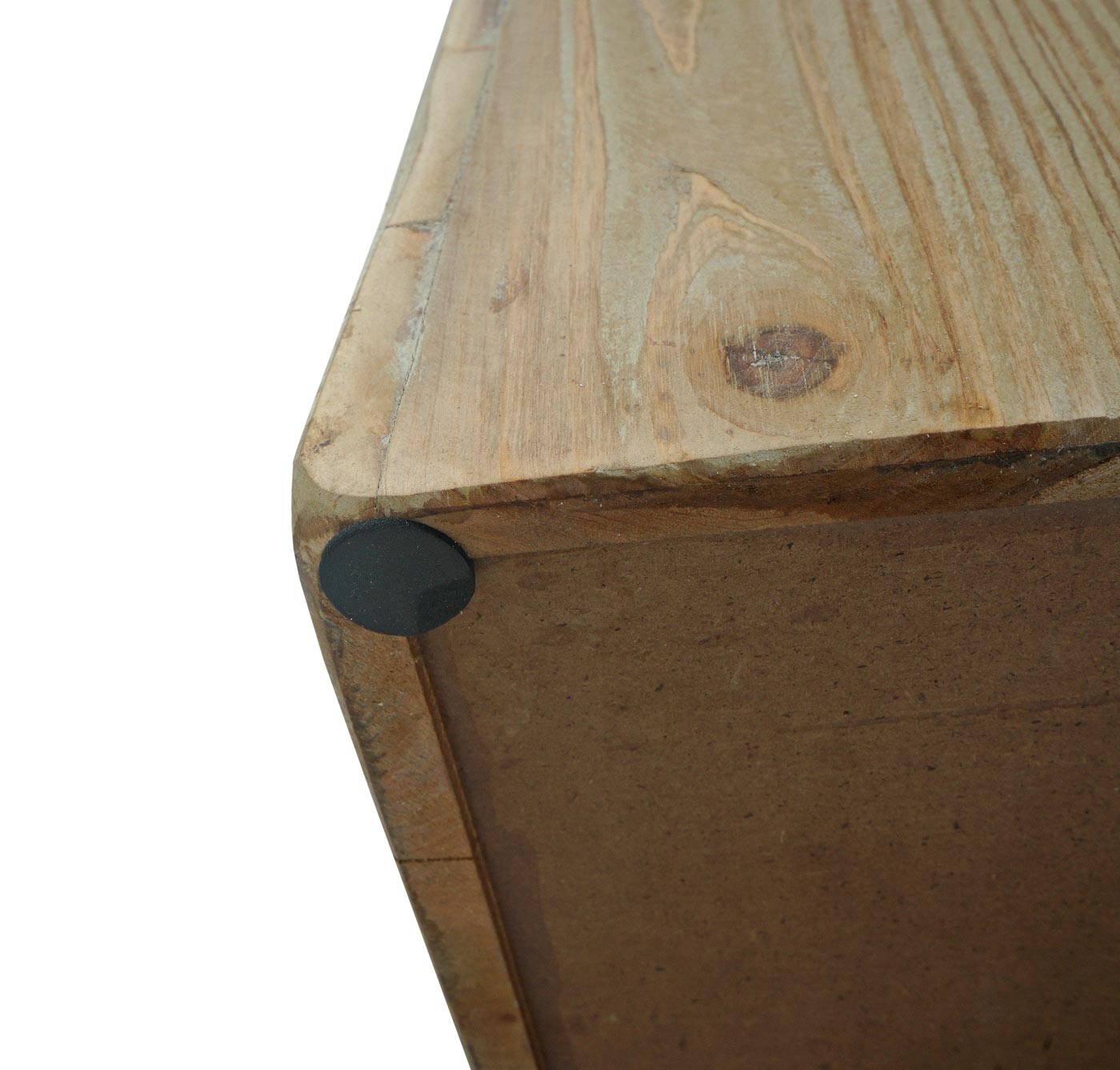 Stołek barowy HWC-L76, stołek barowy, lite drewno przemysłowe z certyfikatem MVG, naturalny o wyglądzie metalu - 7