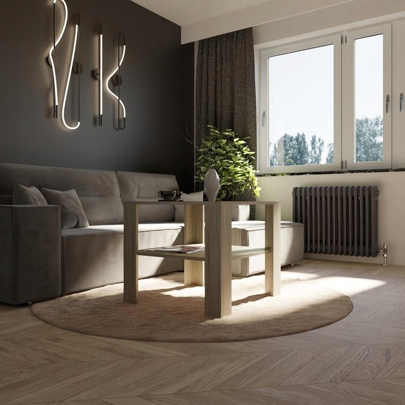 Ława stolik kawowy 68x68 WYSOKA EX3 sonoma - 2