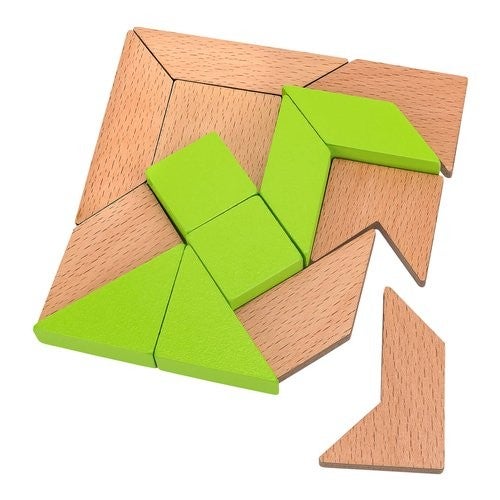 Rompicapo Globo 40896 SIR WOOD Tangram 15 pezzi Leroy Merlin