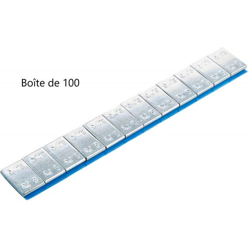 Stix Lot De 100 Poids Équilibrage Jantes Acier 15g Zinc ZN/S