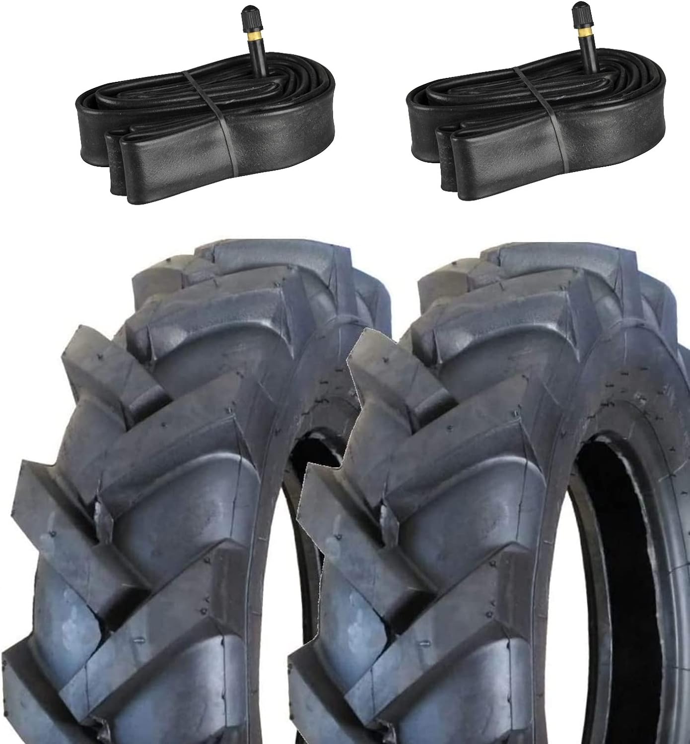 Set 2 Copertoni E 2 Camere D’aria Per Ruote Carriola 4.00 – 8 Valvola - Foto 10