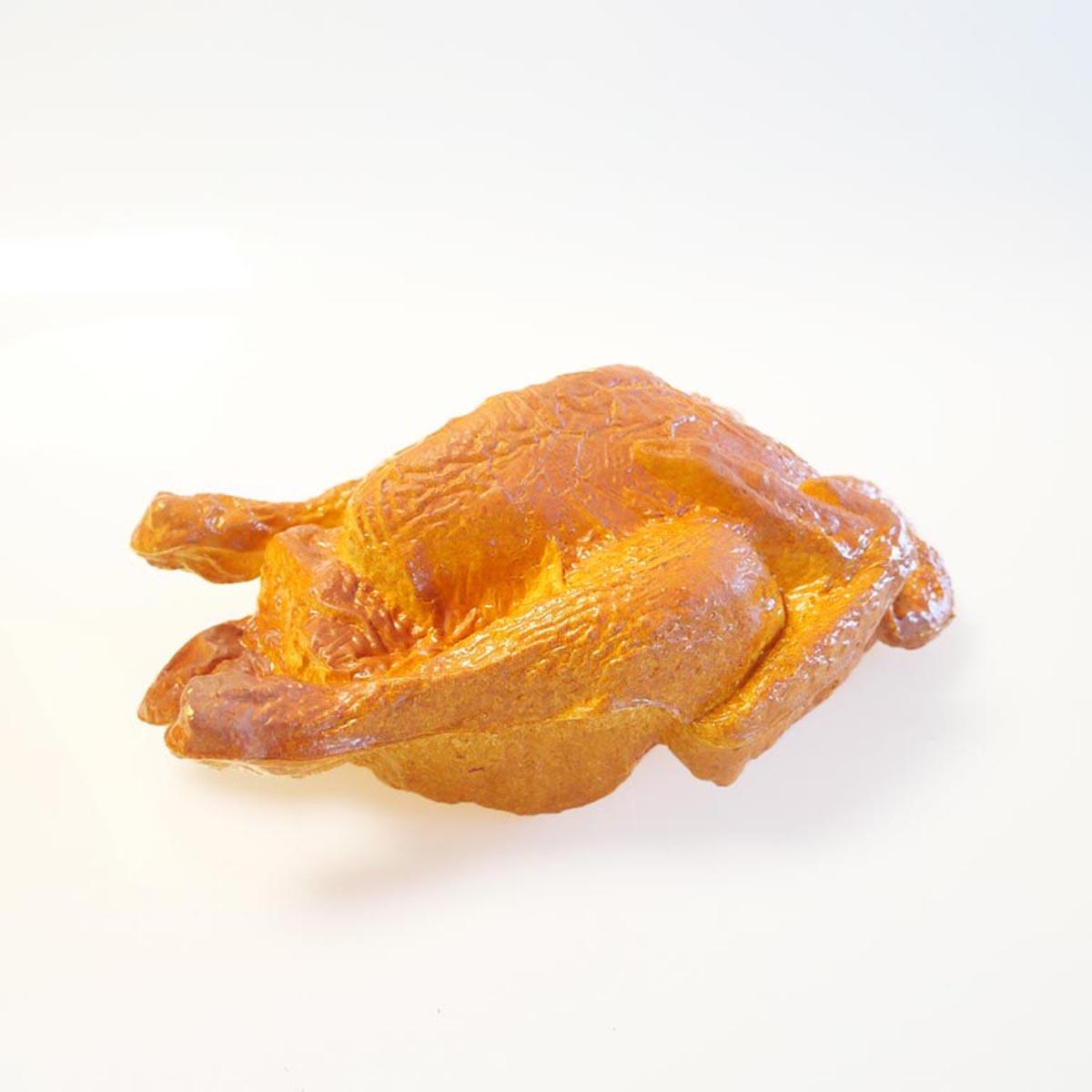 Poulet Rôti Artificiel Taille Réelle - Finition Traiteur en Plastique soufflé L 230x140 mm - 4