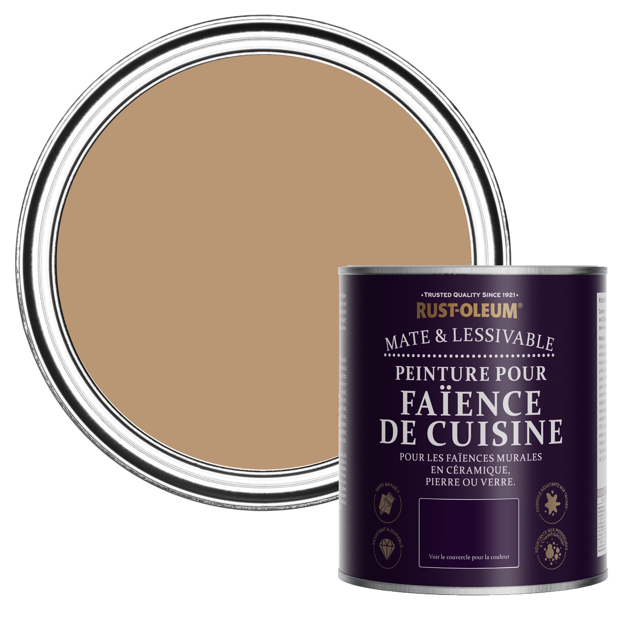Rust Marron Rust-Oleum Peinture Marron Résistante à l'eau pour Faïence de Cuisine ...